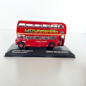 グレートブリティッシュバス - アトラスシリーズ ロンドン交通ルートマスターバス - 1:76 スケール - コレクタブルダイキャストモデル