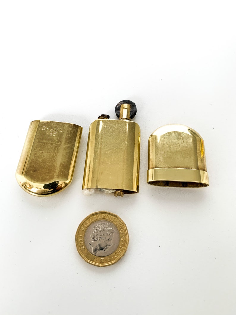 Vintage Brass No 5 Smoke Stone Trench Lighter Antique Lighter Etsy