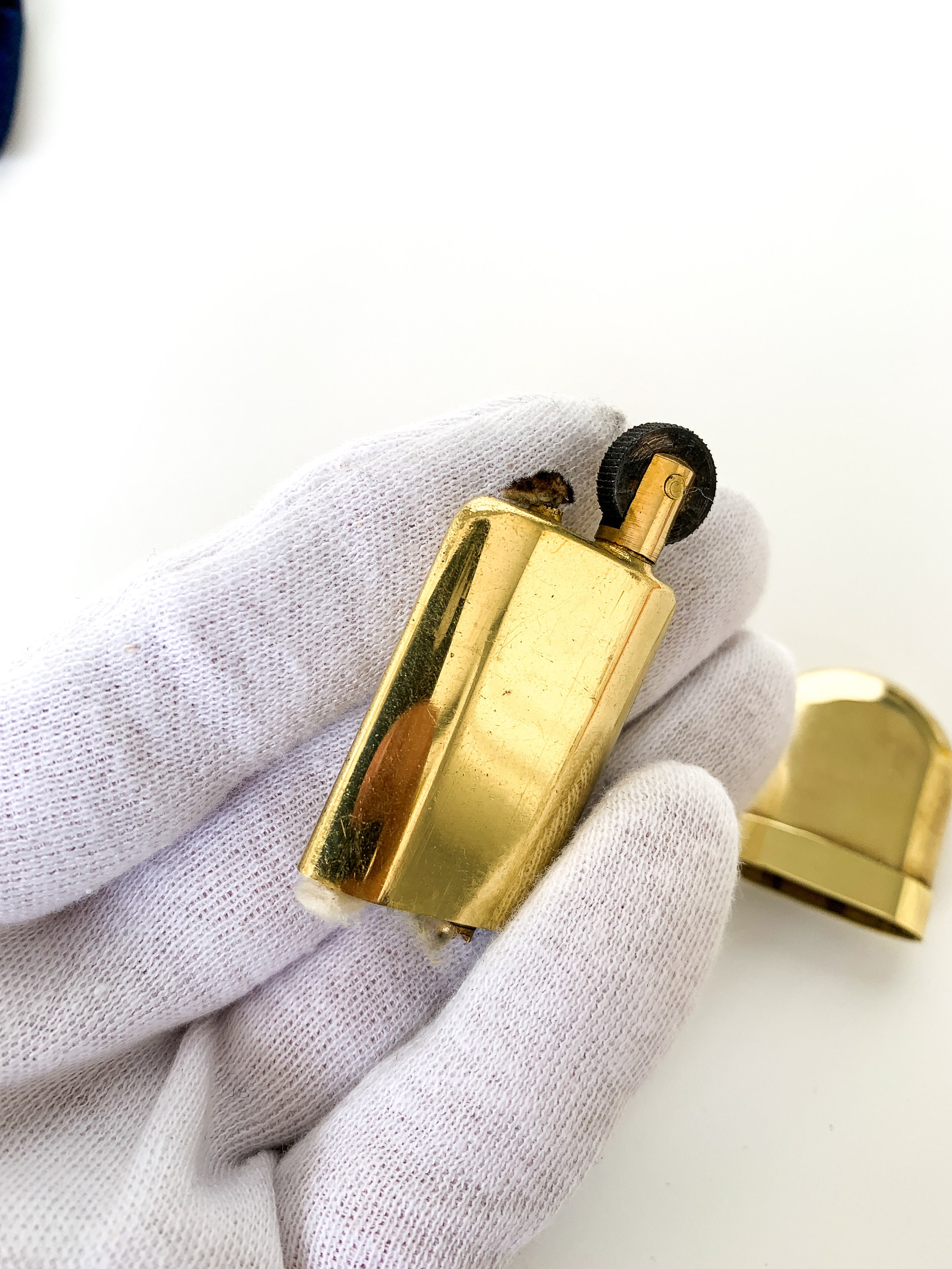 Vintage Brass No 5 Smoke Stone Trench Lighter Antique Lighter Etsy