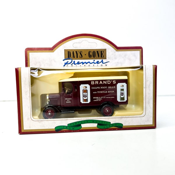 Lledo Days Gone 1931 Morris Van Brand's Calf's FOOT JELLY delivery truck - premier collection - Vintage Lledo Models Of Days Gone