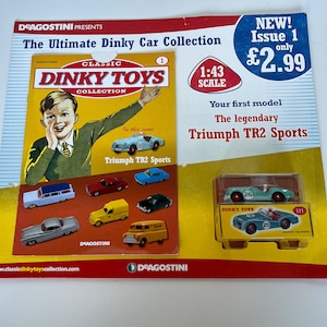 Collezione classica DINKY TOYS - Collezione Dinky Car definitiva - La leggendaria - Triumph TR2 Sports