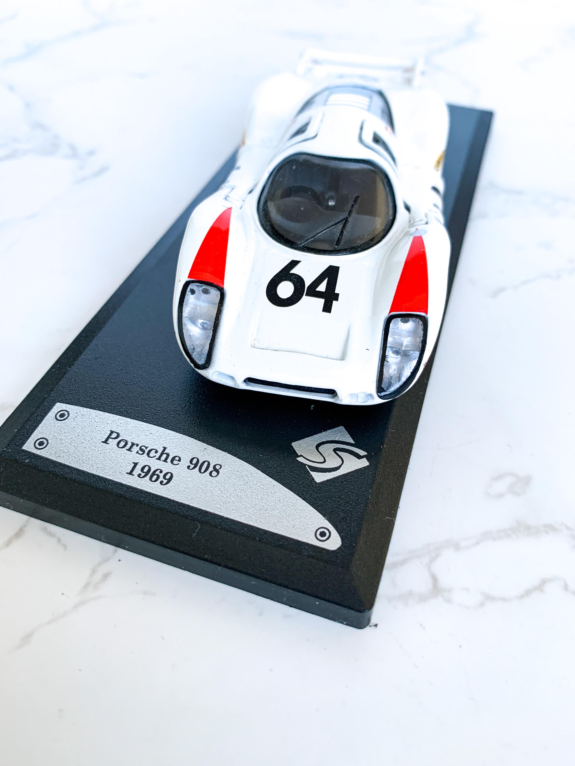 Rare Solido 421434030 Model Car Porsche 908 From 1969 / 1:43