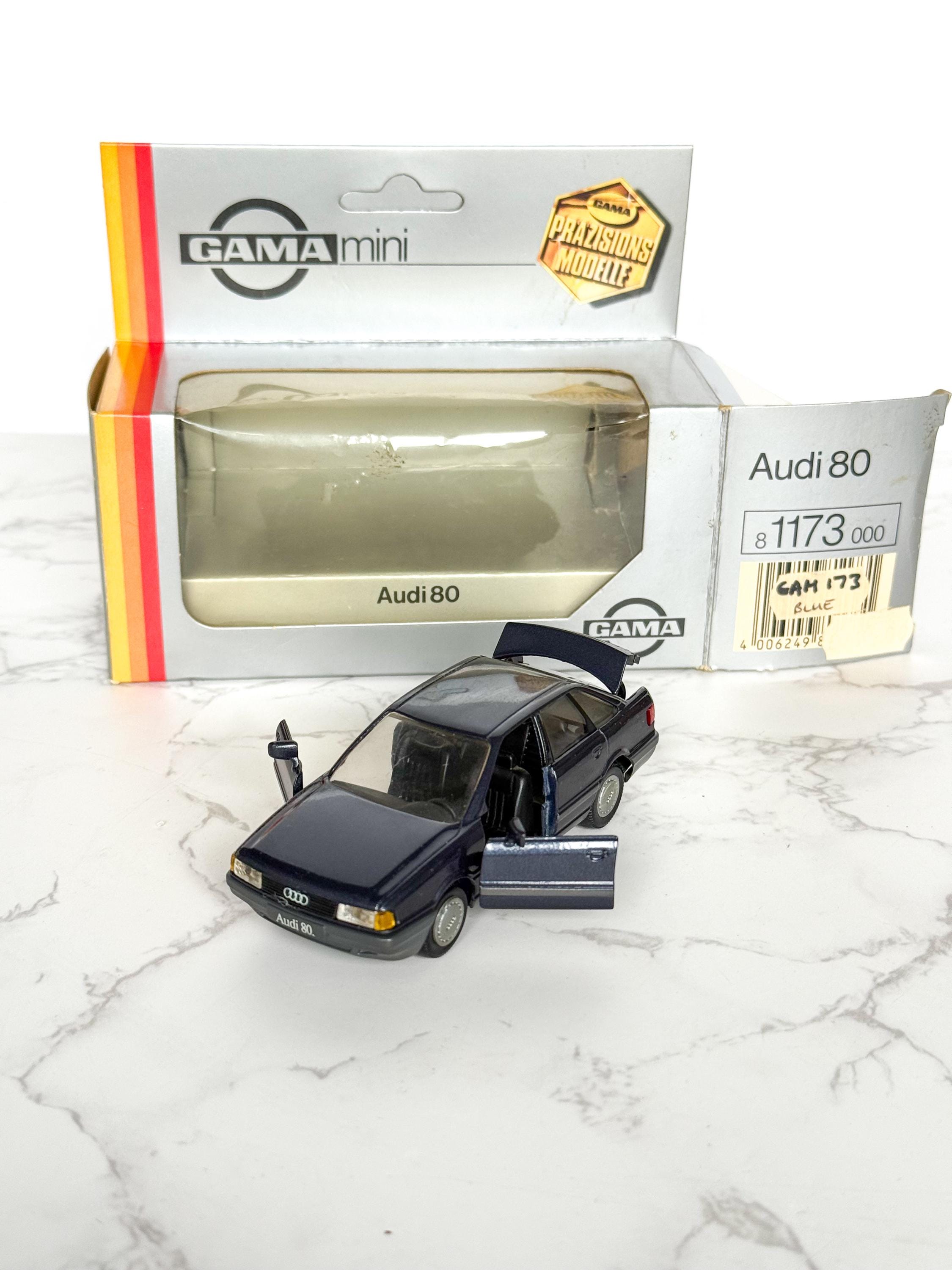 Vintage GAMA Mini Audi 80 Quattro Diecast Model Car – Western