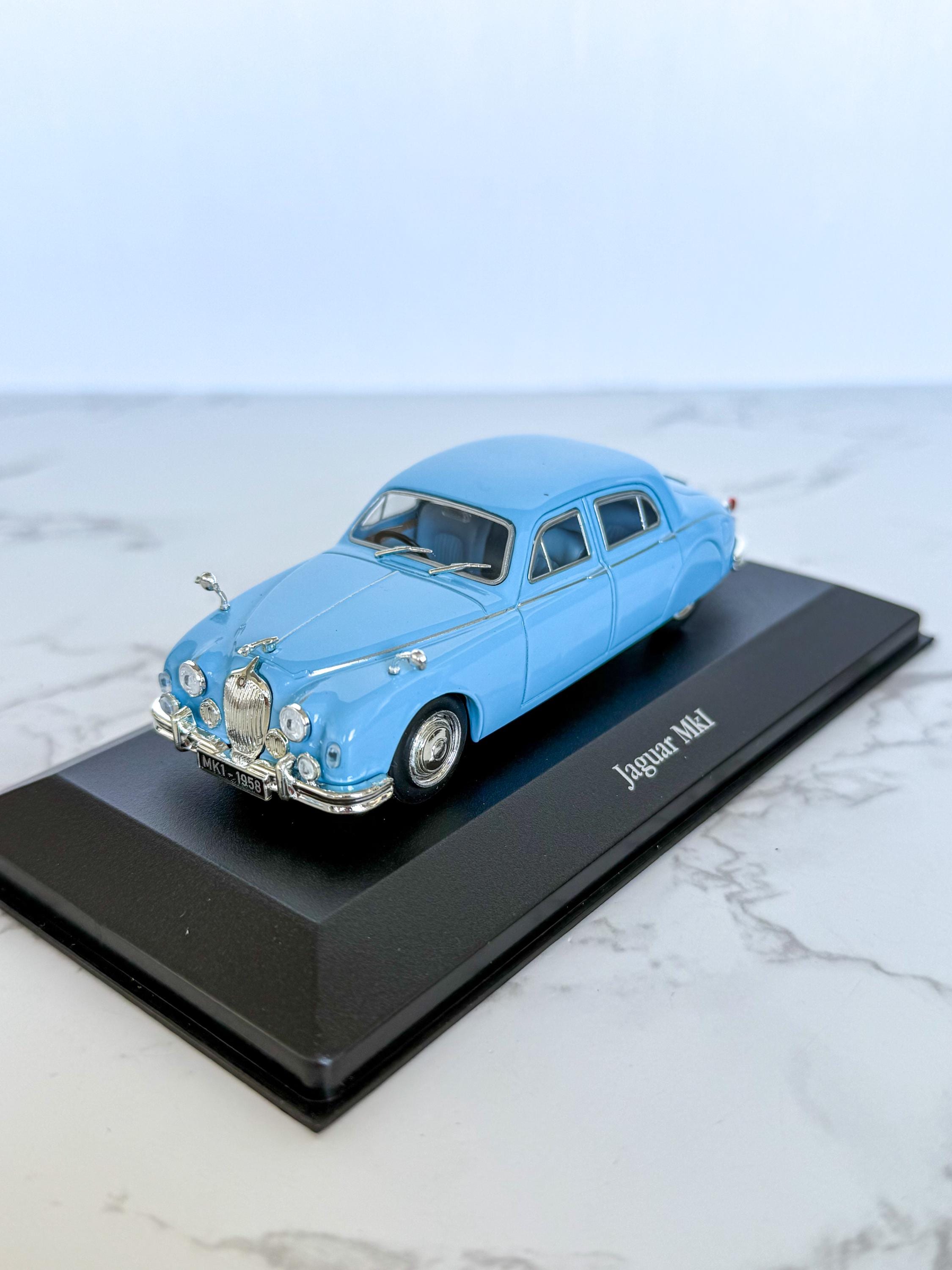 Jaguar Mk1 1958 Diecast Model Car: 1/43 Scale, Classic Blue - Etsy