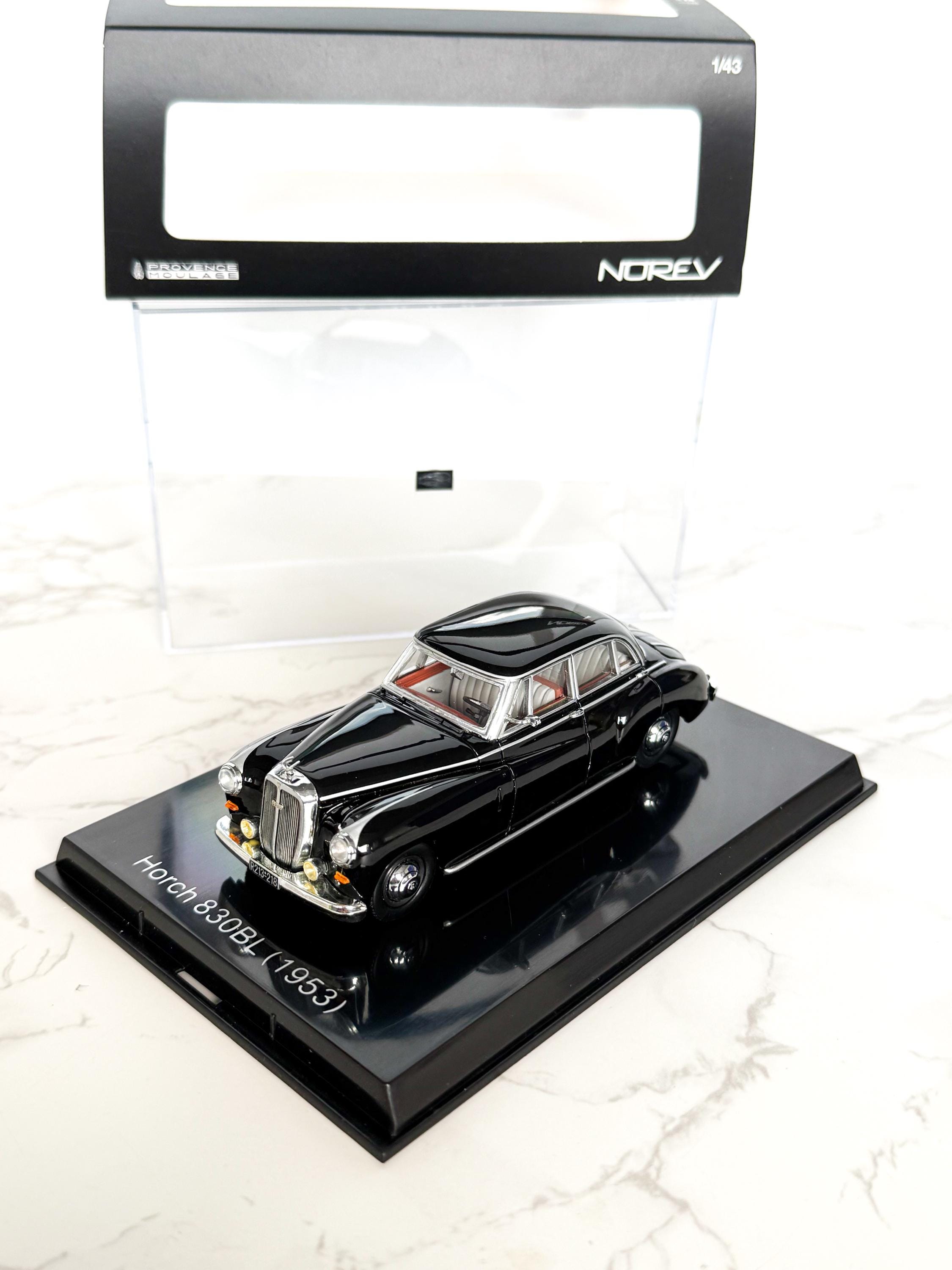 Very Rare Norev – 1:43 Scale – Horch 830BL (1953) – Black Diecast