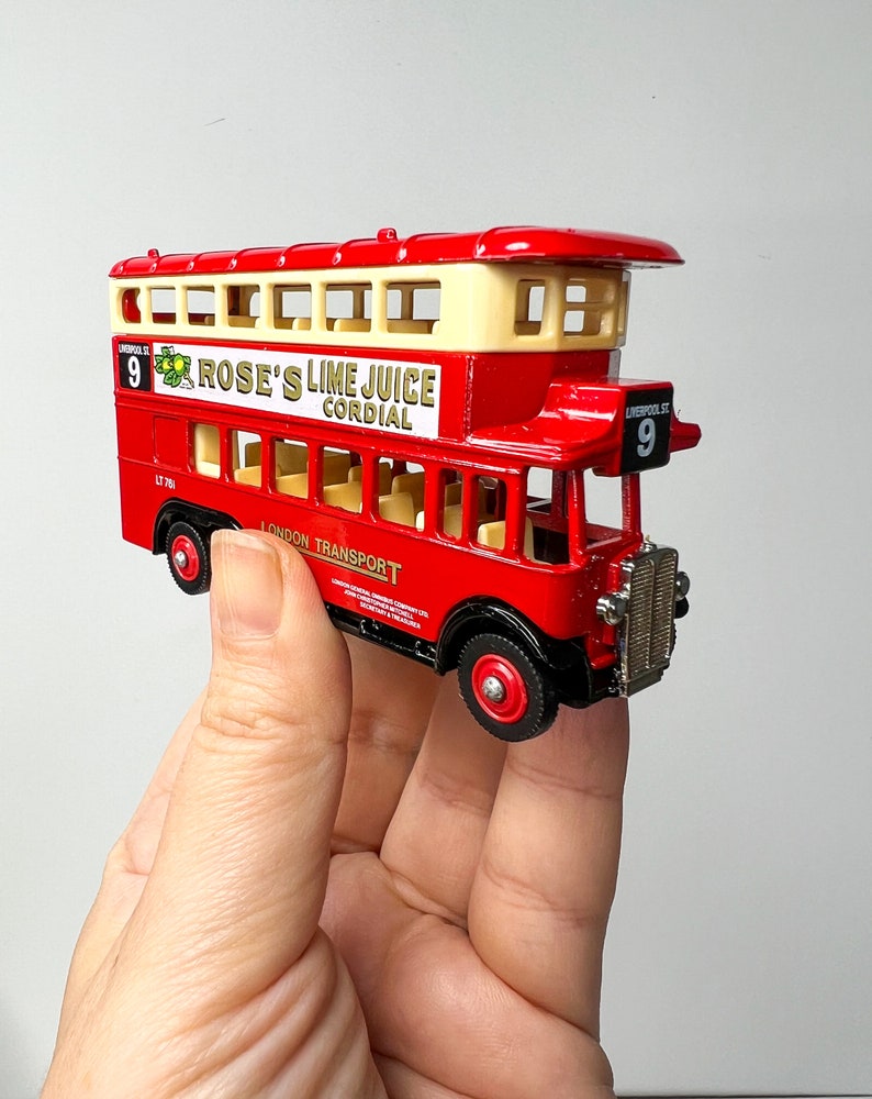 Lledo Diecast Double Decker Bus: 1931 AEC Renown, Rose's Lime Juice - Etsy