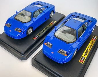 【USED美品】1991年 brago 1/18 BUGATTI EB 110 Burago Bugatti EB 110 1/24 Metal Model Kit 1991 18-25052
