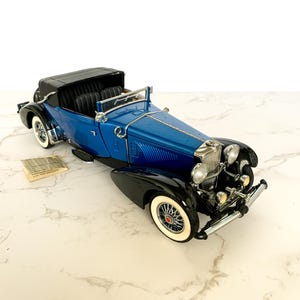 Franklin Mint 1933 Duesenberg J Victoria, Blue, 1:24 Scale With ORIG PAPERS - Etsy Franklin Mint 1933 Duesenberg J Victoria, Blue, 1:24 Scale With ORIG PAPERS - Etsy