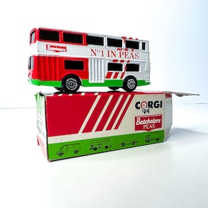 Corgi No1 Batchelor Promo Bus Diecast Daimler Fleetline Model - London Bus - boxed limited edition 1985  -Vintage Corgi Toys