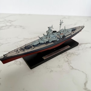 Tirpitz Battleship Diecast Model – WWII German Navy Warship Collectible with Original Display Box