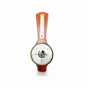 Vintage Shortland SB Barometer Thermometer Vintage Sundew Hide weather master