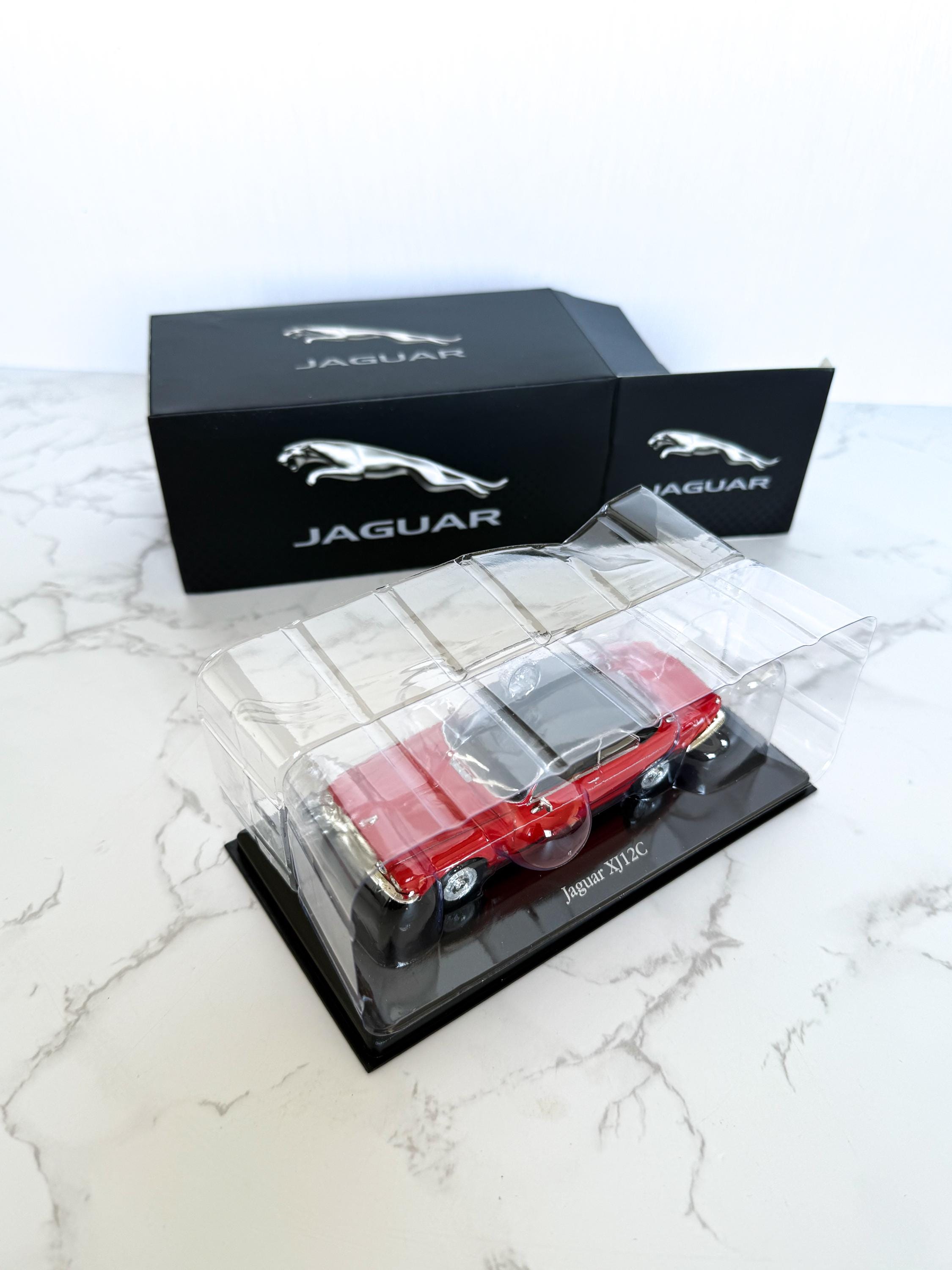 Atlas Editions Jaguar XJ12C – 1:43 Scale Diecast Model Car – Red