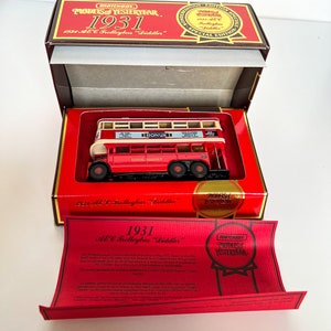 Matchbox Models of Yesteryear 10 1931 AEC Trolleybus Diddler - London Transport - Red - 1:76 Scale - Diecast Fair