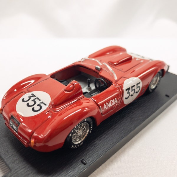 Lancia D24 from 1954 ,Collectible Diecast Model Car , Brumm , Rally Racing Car, Piero Taruffi ,partner gift, Valentine gift