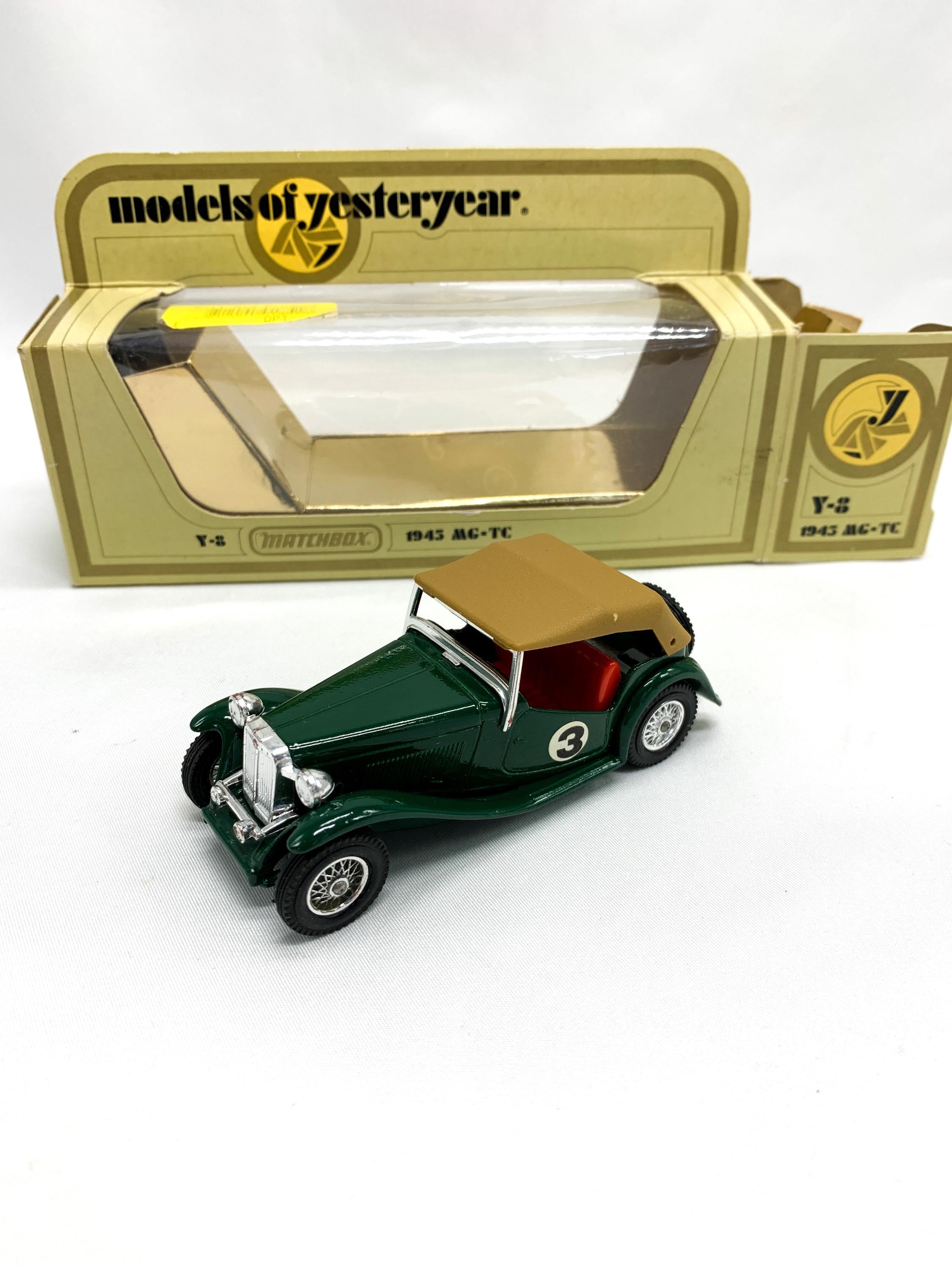 クラシックカー模型 ブリキ風 レトロカー 23号 1948年型MG TC Mg tc - Etsy 日本