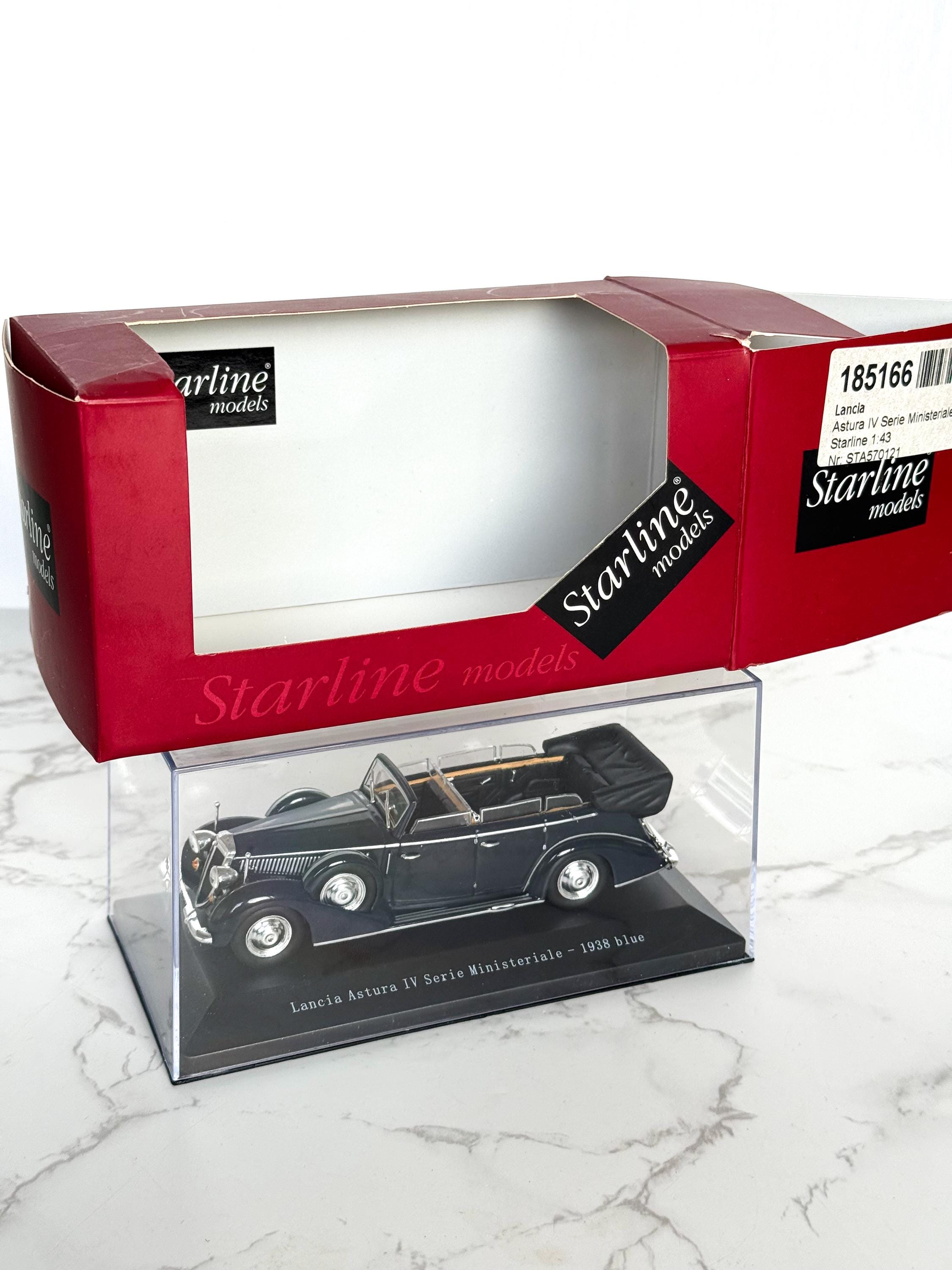 Rare Lancia Astura IV Serie Ministeriale 1938 Blue – 1:43 Scale