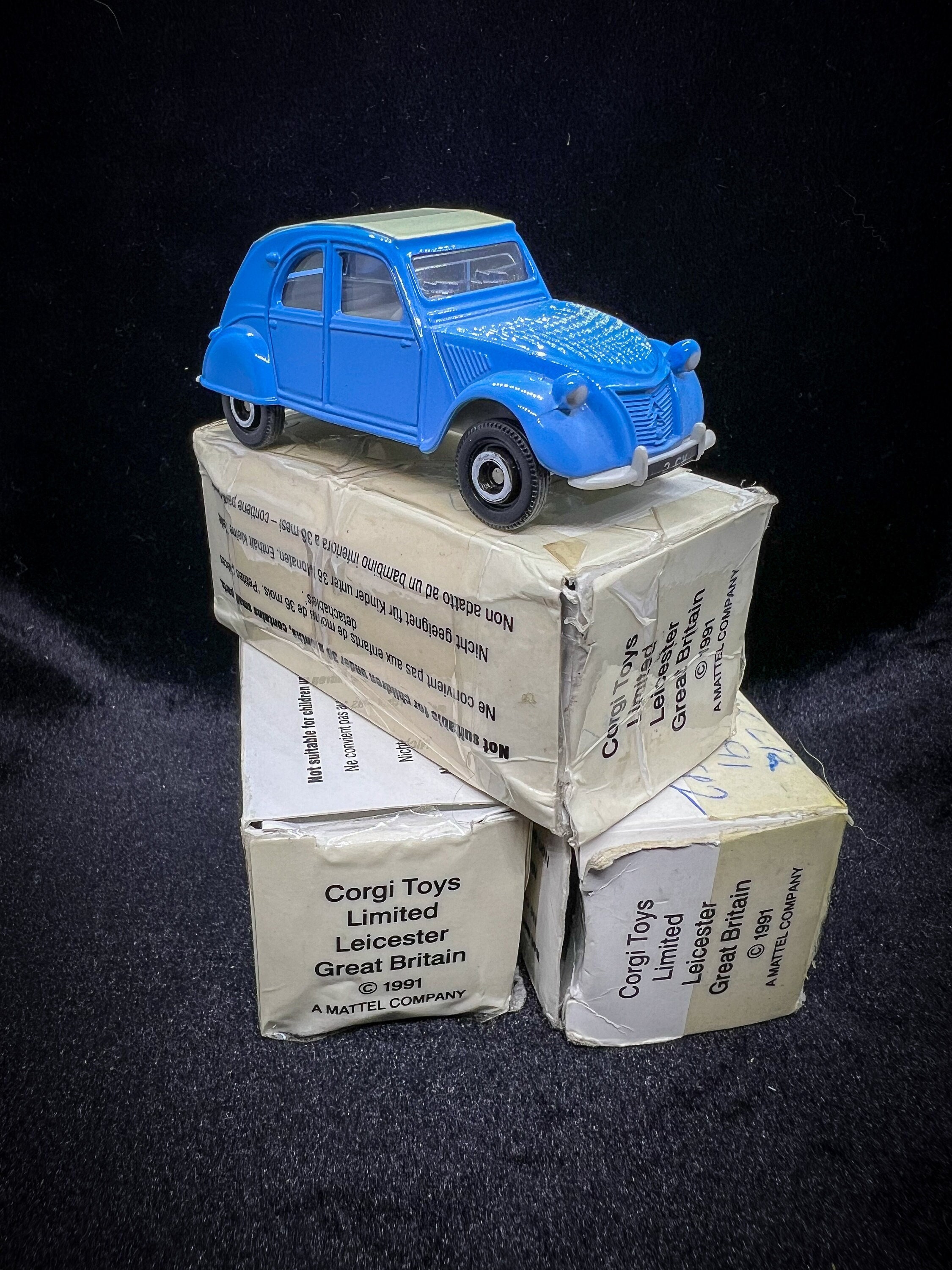 Miniature Citroen 2 CV (1979) en métal, 1:34-39