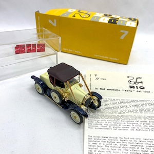 Extremely Rare Vintage RIO 1/43 Scale Fiat Modello “Zero” 1912-1915 Diecast Car – Made in Italy – Collector’s Model