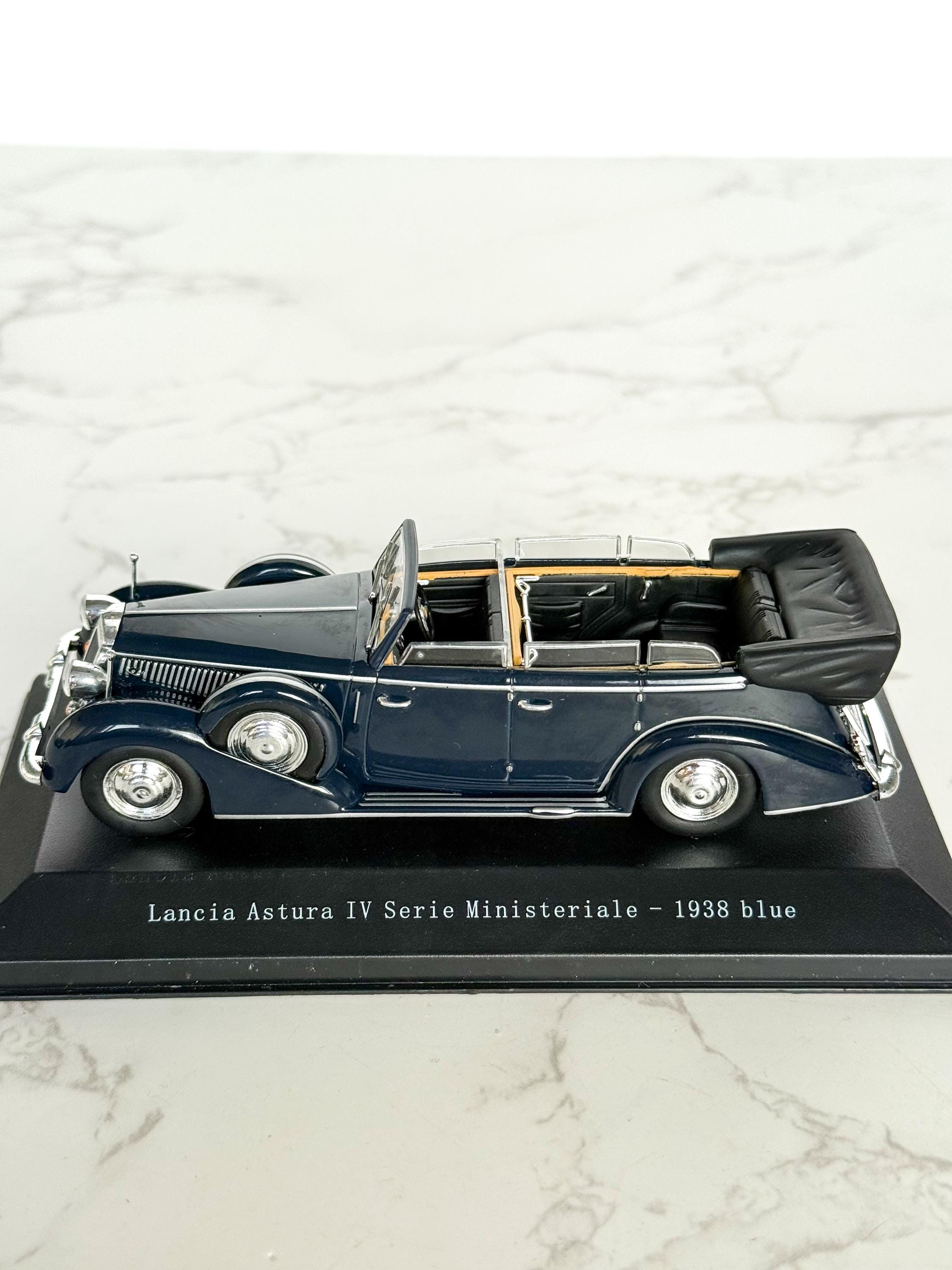 Rare Lancia Astura IV Serie Ministeriale 1938 Blue – 1:43 Scale