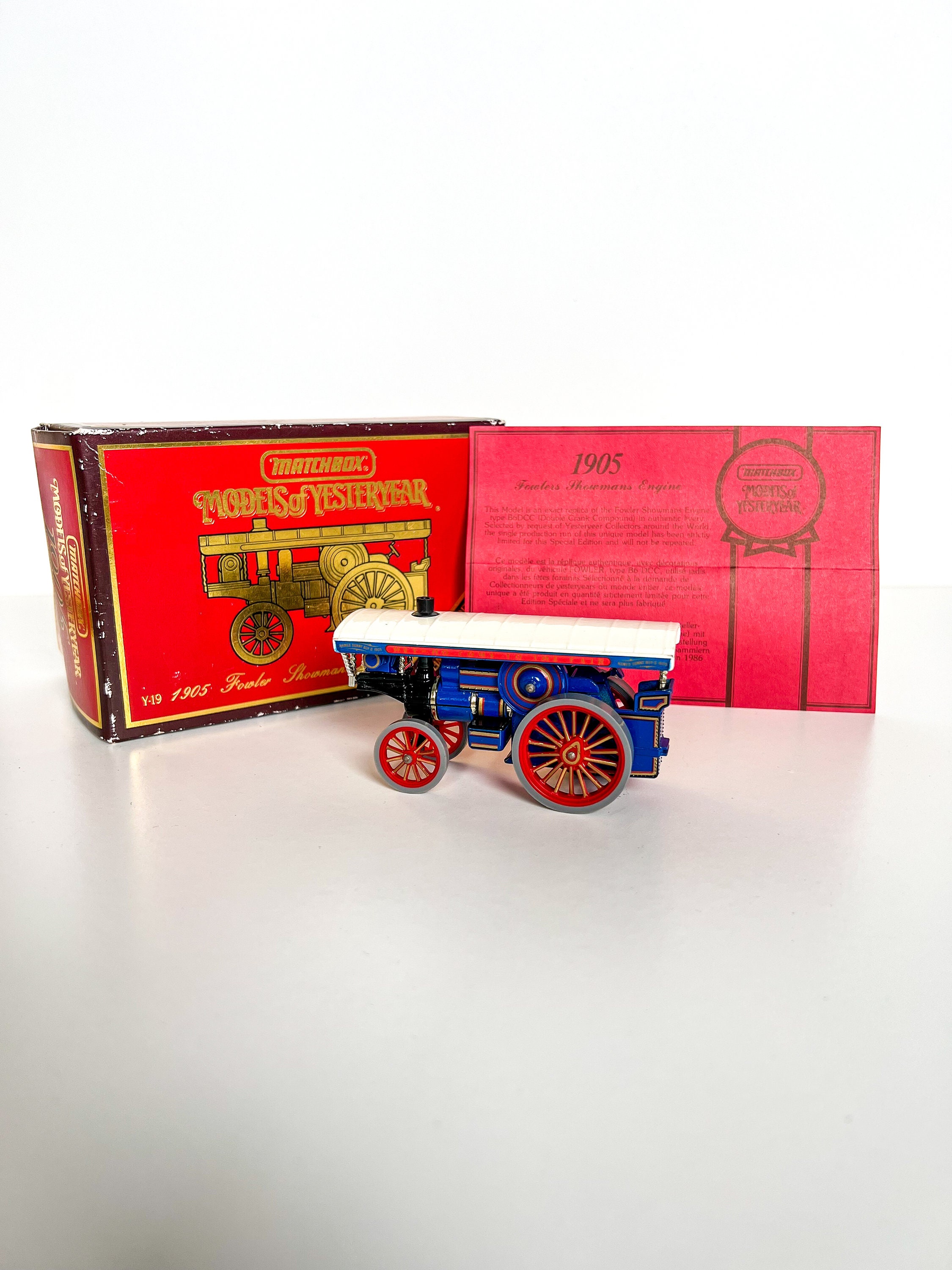 Matchbox, 1905 Fowler Showmans Engine. Models Of Yesteryear