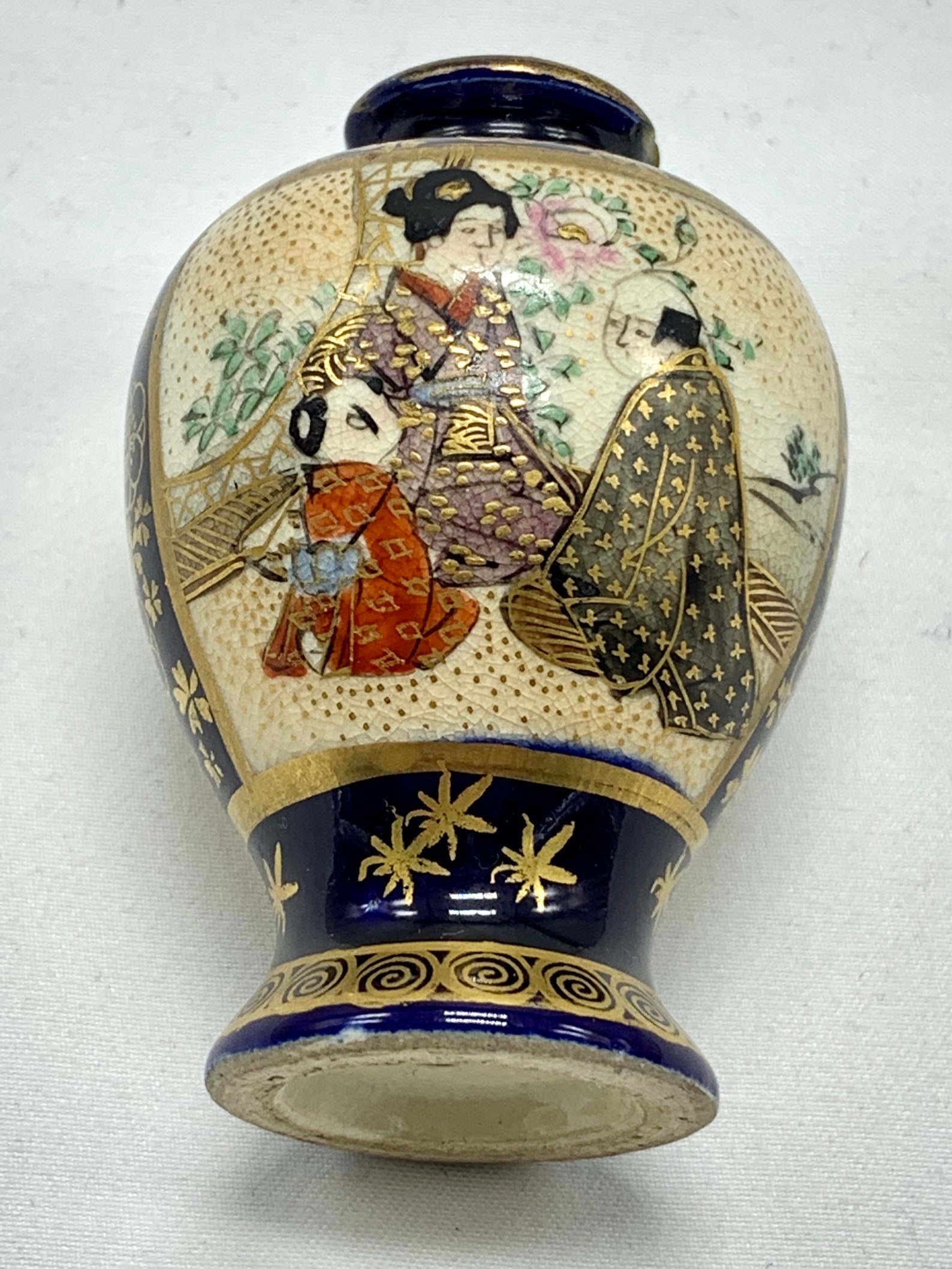 Antique Japanese Miniature Vase Collectible Pair of Antique Etsy