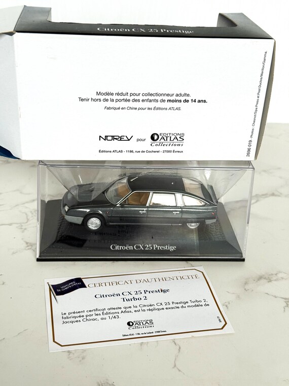 Citroën CX 25 Prestige Turbo 2 Diecast Model: Jacques Chirac