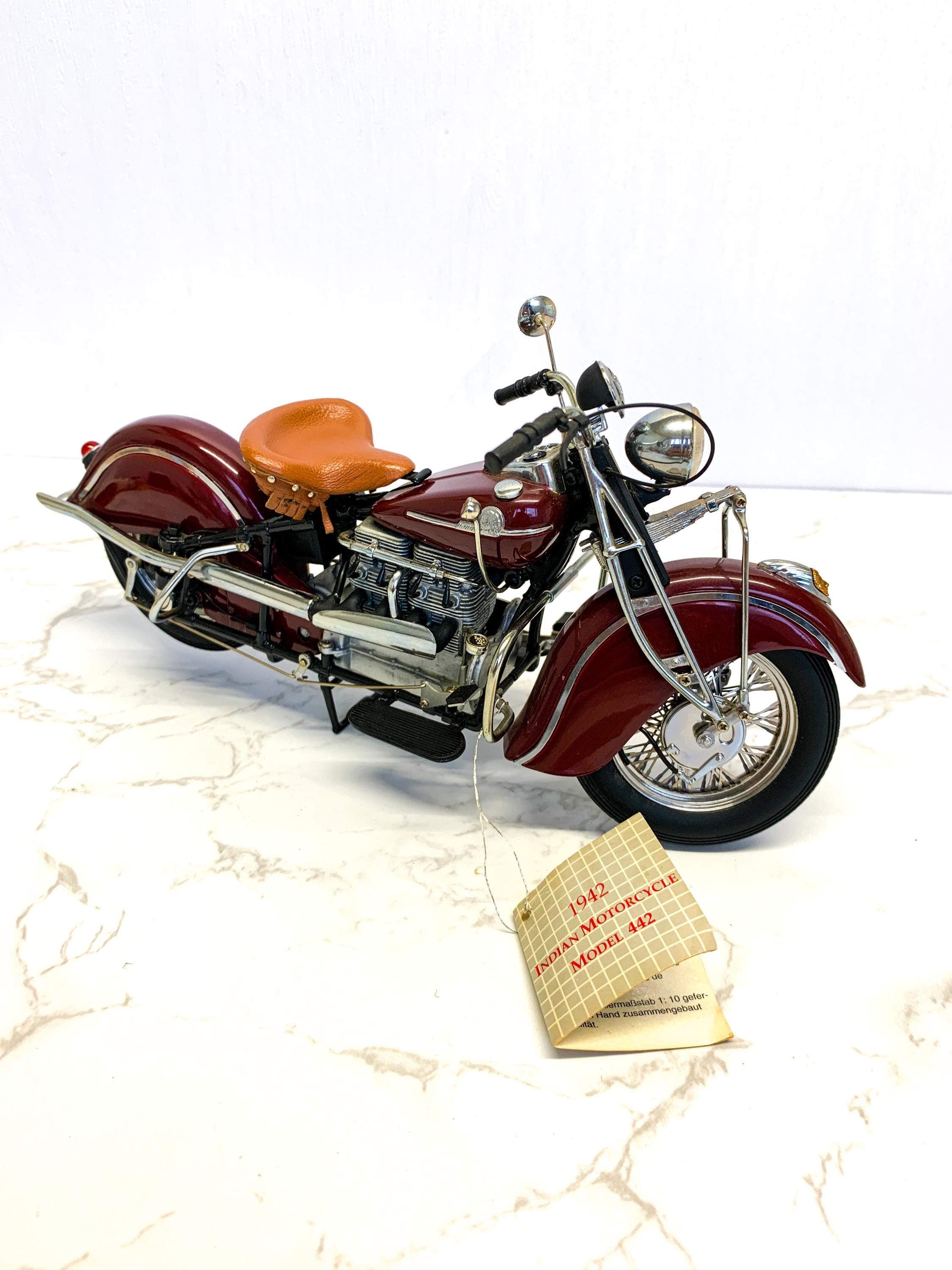 1942 FRANKLIN MINT INDIAN 442 MOTORCYCLE 1/10 SCALE | eBay