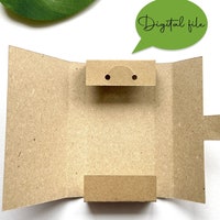 Keychain Box SVG Template: Display Card Packaging (digital Download) - Etsy