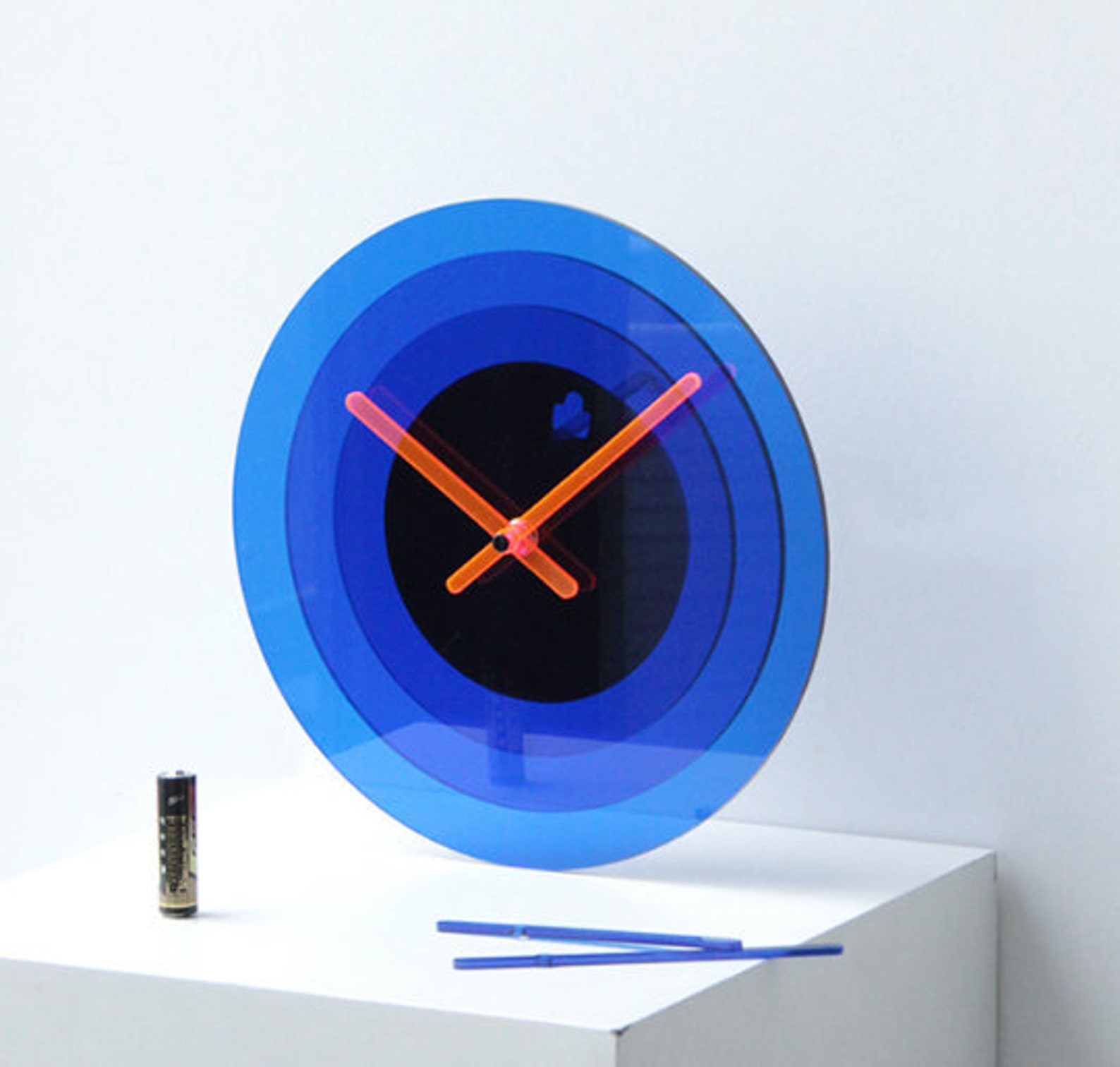 Acrylic Design Clock Wall Hanging Decor Art Minimalist Etsy