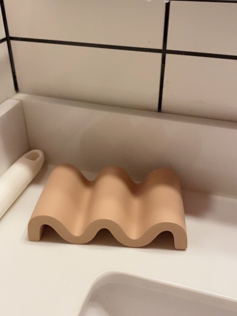 Soap Plate Concrete Soap Dish Decorative Soap Dish Waved Etsy New Zealand