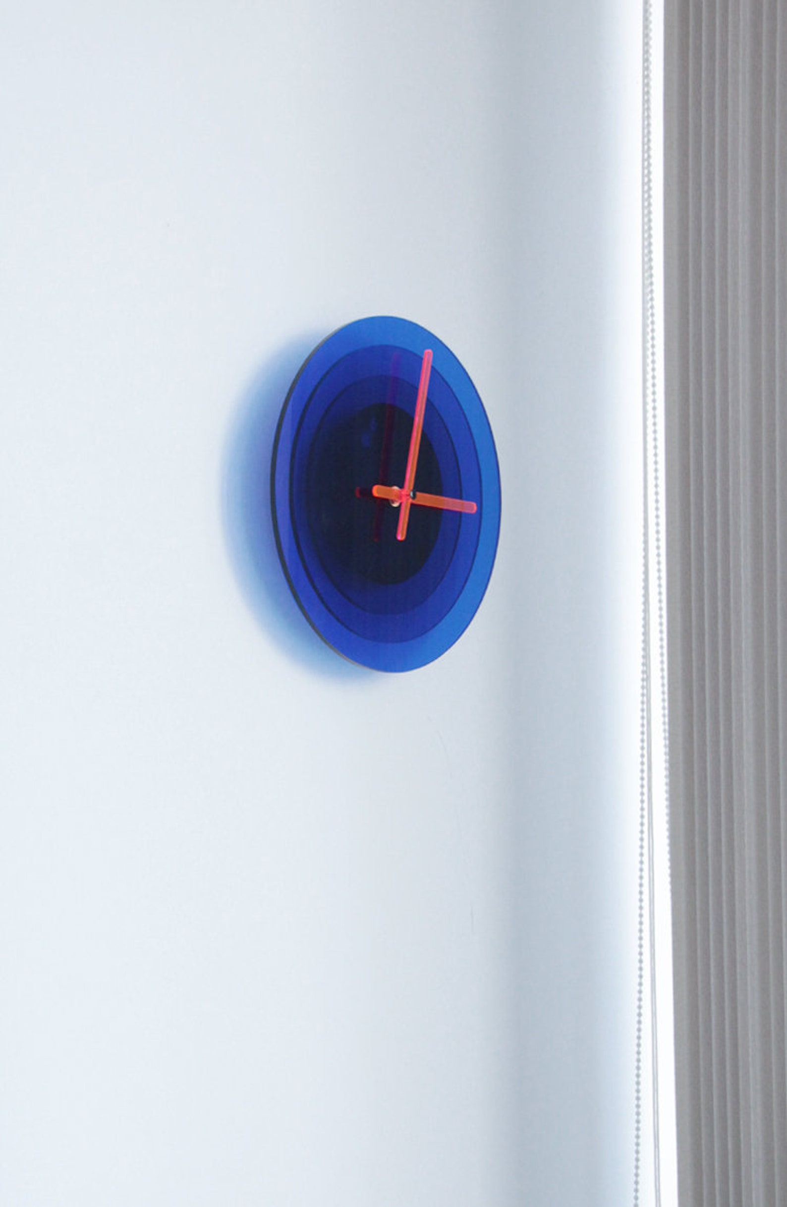 Acrylic Design Clock Wall Hanging Decor Art Minimalist Etsy