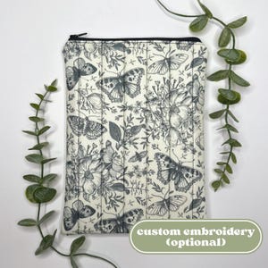 Personalized Quilted Kindle Padded Sleeve Case with Zipper⎮Paperwhite 12th, 11th, 10th gen, Signature Edition⎮eReader Tablet Cover