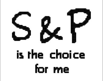 Salt and Pepper Cross Stitch Pattern