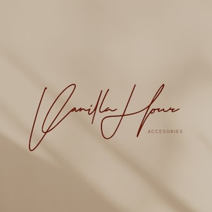 Vorgefertigtes Logo - handschriftliche Typografie Design
