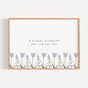 Spring Wall Art, Easter Floral Art, Spring Wall Decor, Spring Quote Art, Blossom Wall Art, Spring Flower Art, Easter Wall Art, Floral Art
