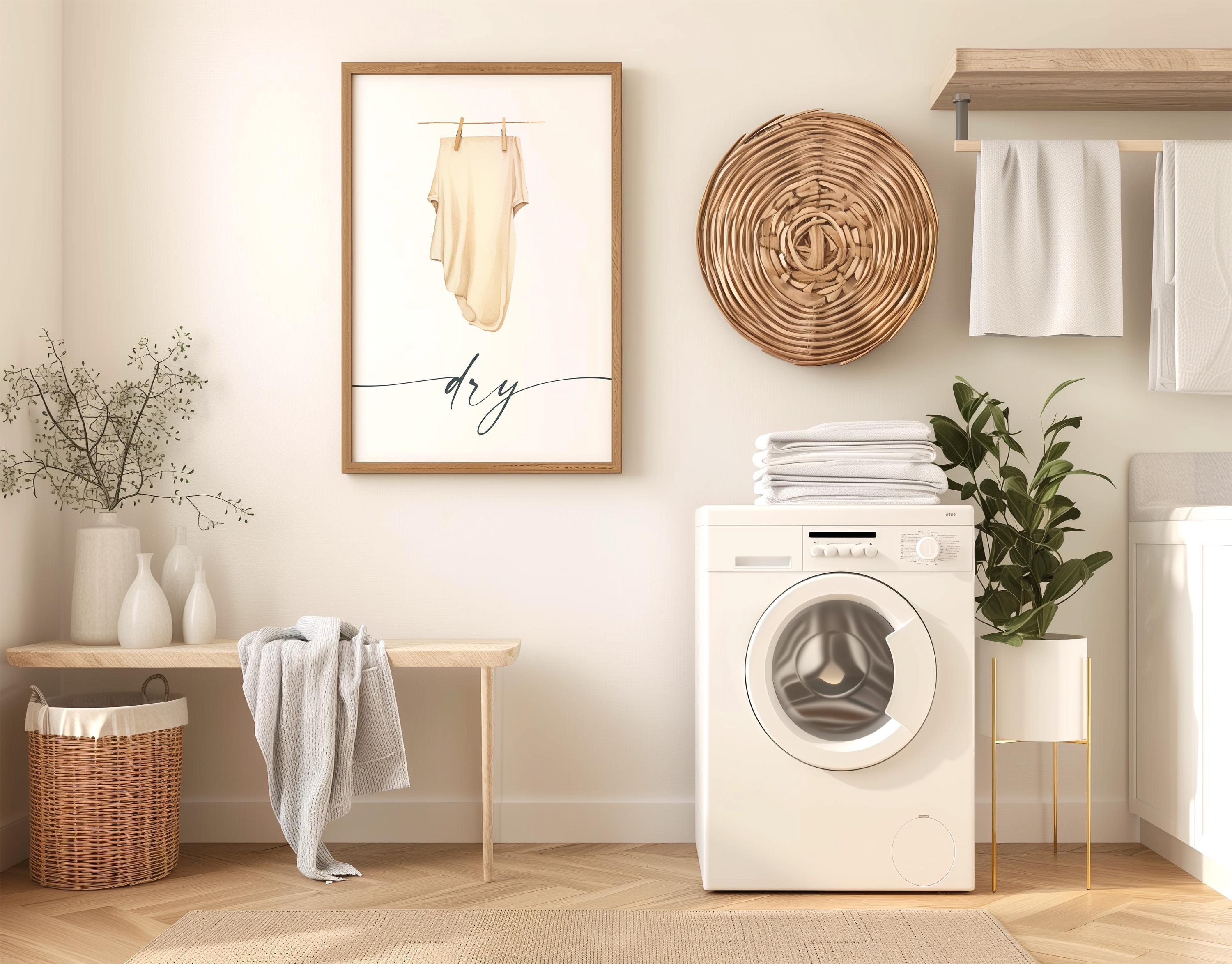 Laundry Room Poster, Laundry Room Decor, Laundry Room Art Set of 4 ...
