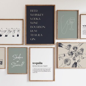 Whiskey Wall Art, Bar Cart Wall Art, Bar Cart Decor, Bar Art Print, Bar Decor, Whiskey Art, Vintage Bar Wall Art, Printable Bar, Bar Styling