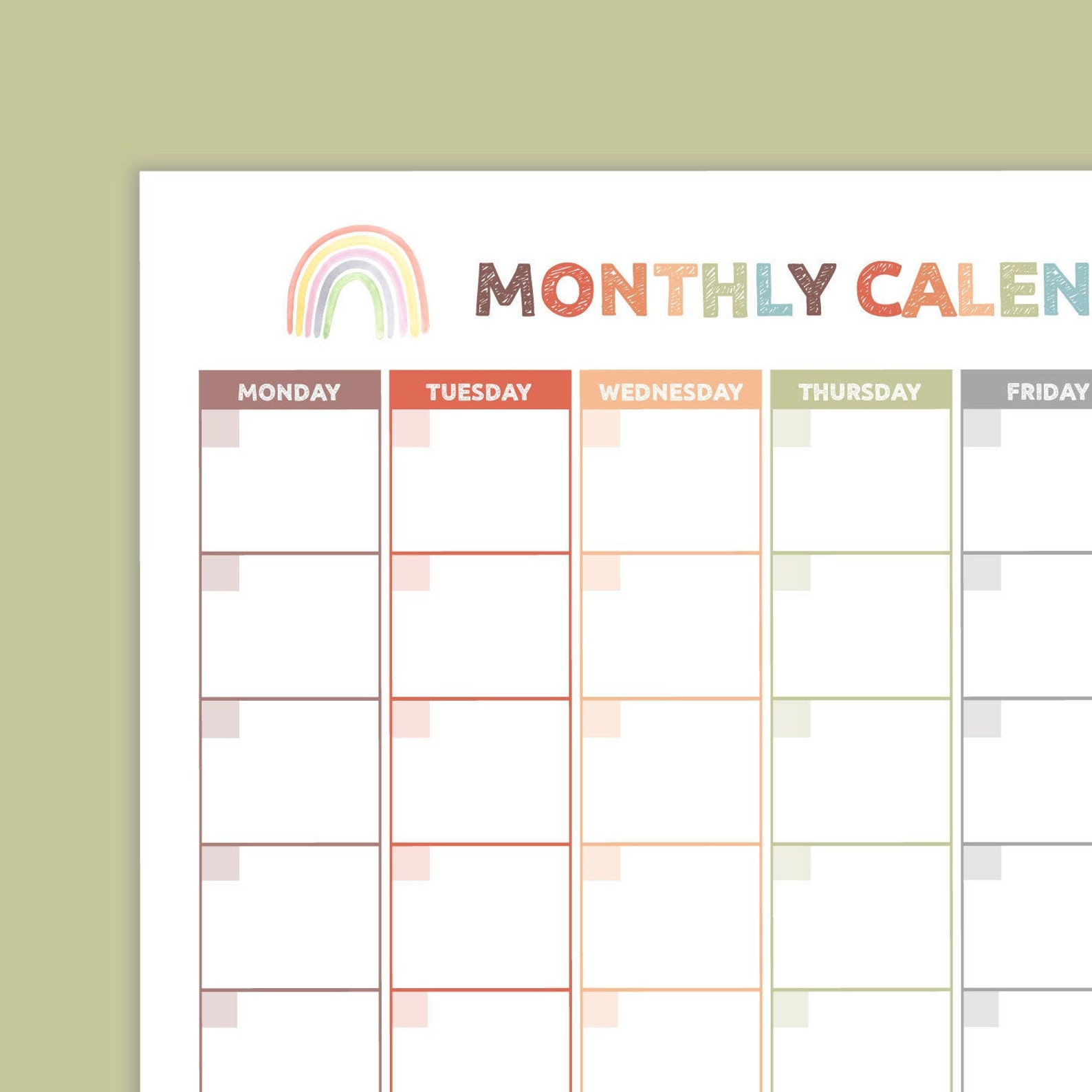 Kids Weekly Planner Printable Kids Weekly Planner Bundle To | Etsy