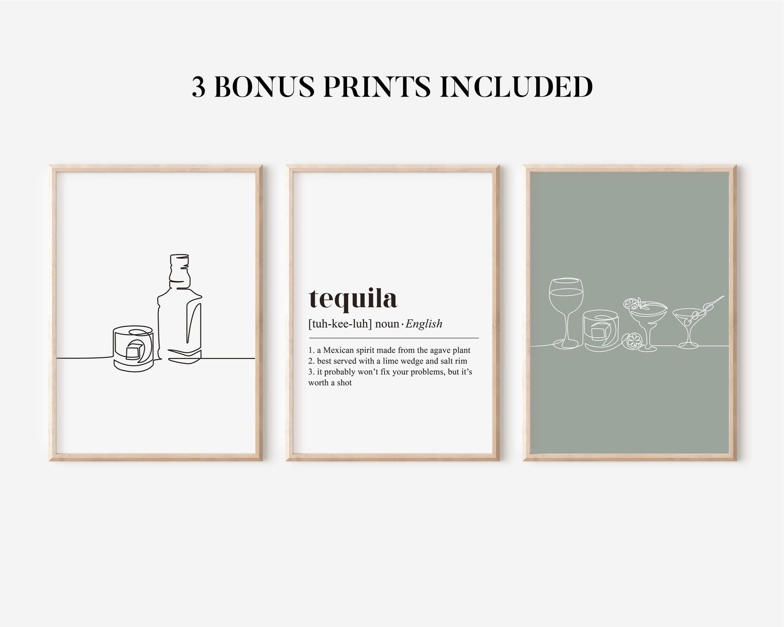 Bar Gallery Wall Art Bar Art Prints Bar Prints Bar Decor Etsy