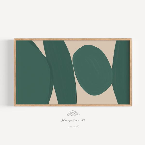 modern boho frame tv art | green samsung frame tv art | neutral abstract frame tv art | minimalist frame tv art | DIGITAL TV DOWNLOAD