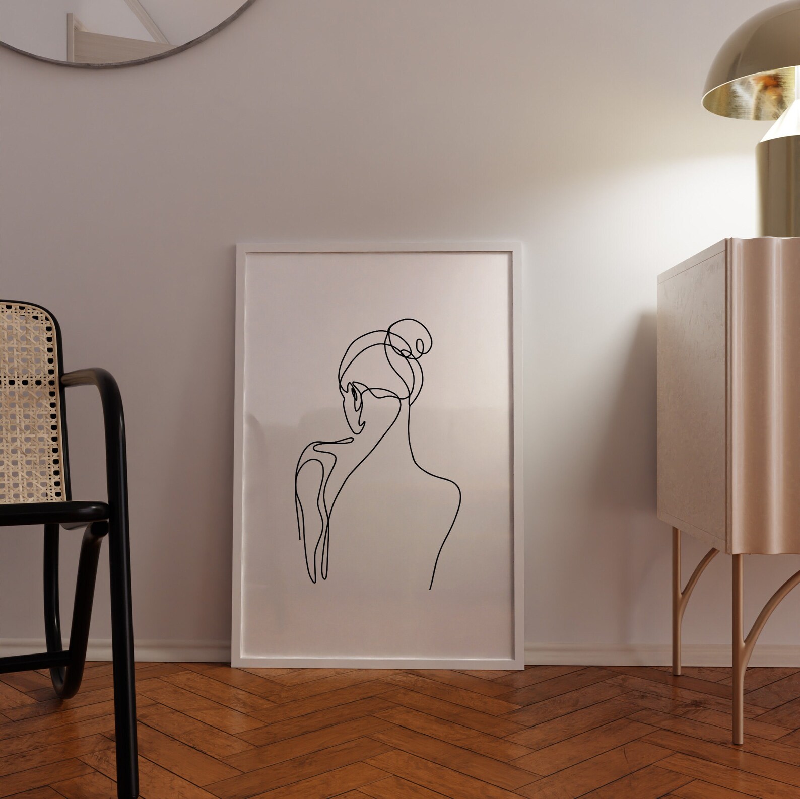 Black and White Gallery Wall Art Set Black and White Abstract Etsy