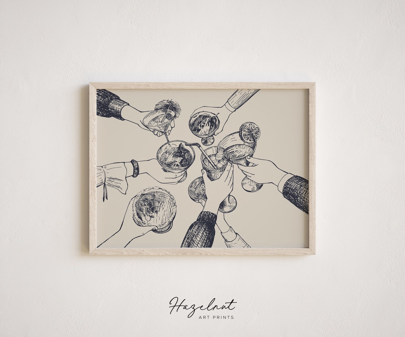 Bar Gallery Wall Art Set of 8 2 Bonus Prints for Free Bar Etsy