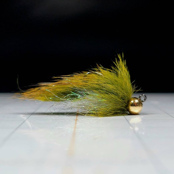 Three 3 Micro Slumpbuster Euro Streamer for Fly Fishing. Pine
