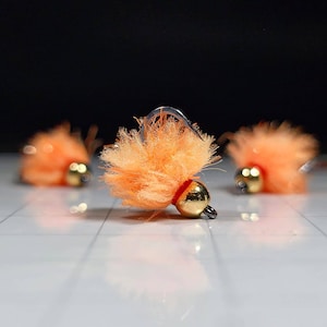 Three (3) Eggatacy Eggs - Eggstacy Fly Pattern for Fly Fishing. Salmon. Trout. Steelhead.