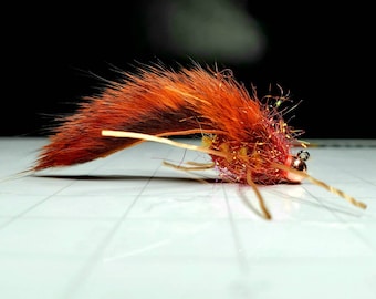 One (1) Zirdle Bug Streamer - Fly Fishing Streamer. Pine Squirrel Zonker. Streamer.