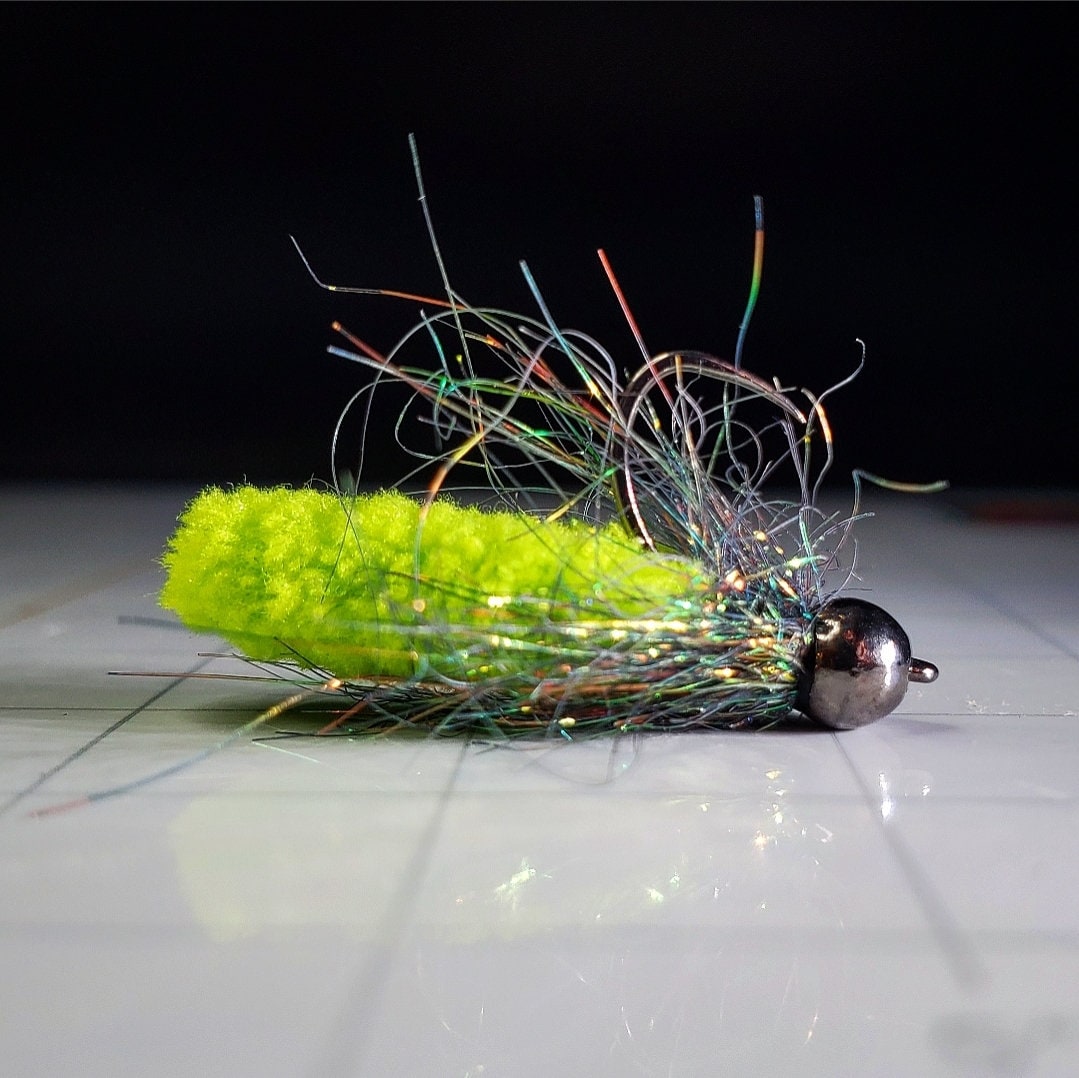 3 MOP Fly Caddis Per Pesca A Mosca – Perline Tungsteno 3/16, Amo Daiichi #8