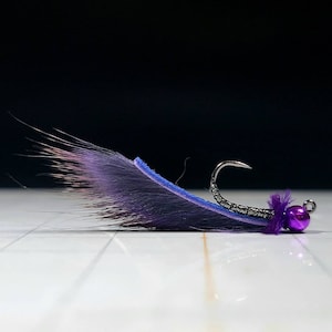 Three (3) Meyer&#39;s Mini Leech - Micro Streamer for Fly Fishing. Nymph. Euro Nymph. Fly. Pine Squirrel Zonker. Streamer.