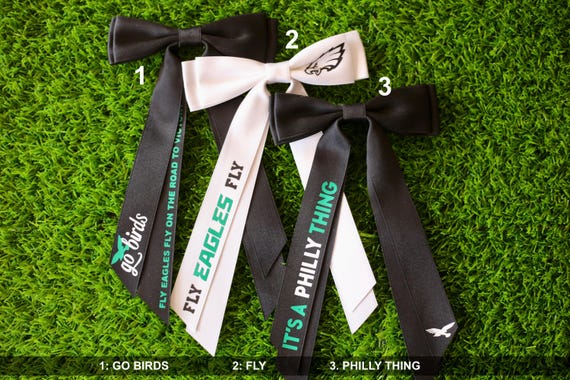 Philadelphia Sports Team Custom Hair Bow - Sport Baseball Football Philly Teams Outfit Phils Eagles