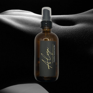 Align Infused Aura Mist | Aura Clearing | Chakra Balancing | Amethyst Lemurian Citrine | Raw Crystals | Valentine&#39;s Gift for Her or Him