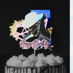 Beyonce Inspired Cake Topper, Happy Birthday, Party Decor Concert ...
